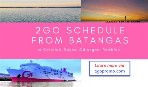 batangas to romblon|2Go Travel .